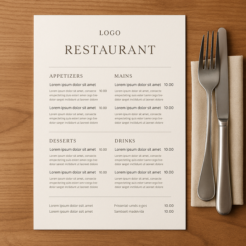 Menus