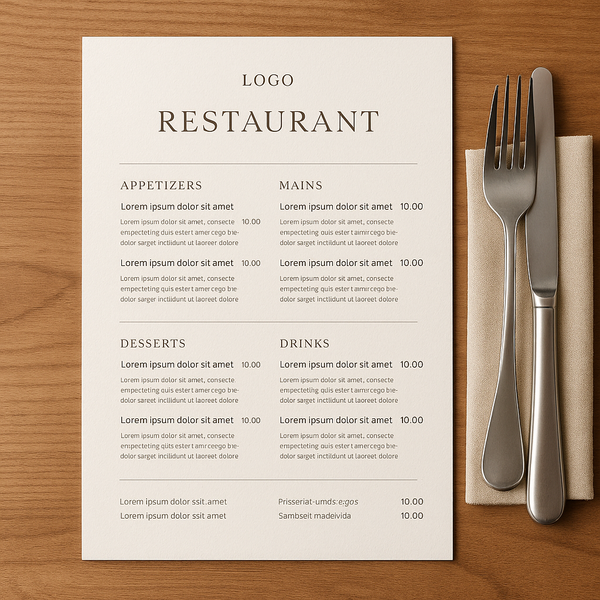 Menus
