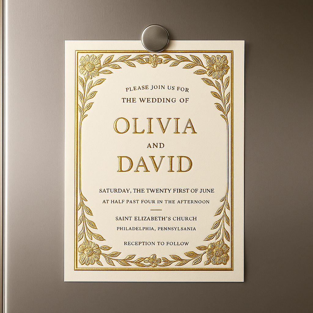 Foil Invitations
