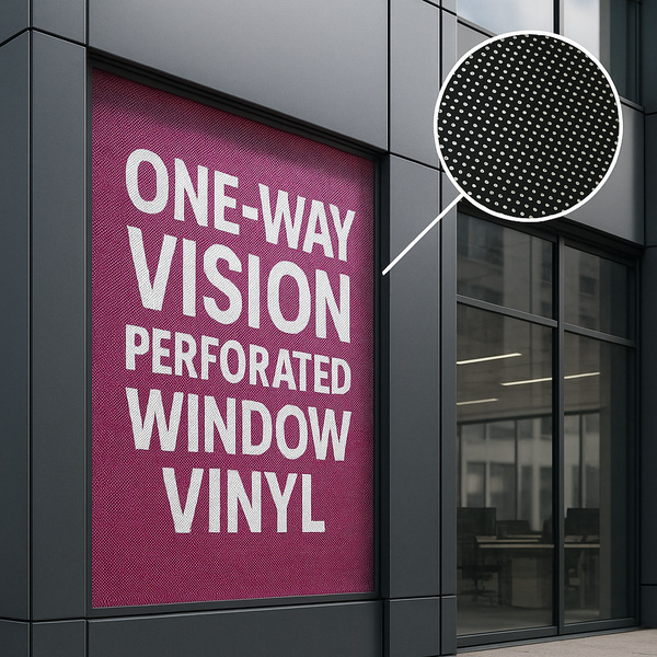 Perforated Window Decal